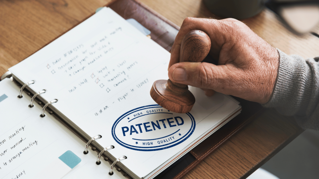 Difference between Patent and Copyright.